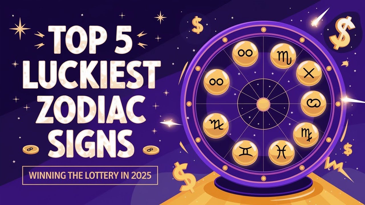 Top 5 Zodiac Signs That Are Lucky in Lottery Games 2025#astrology#zodiacsigns#horoscope #ZodiacLuck