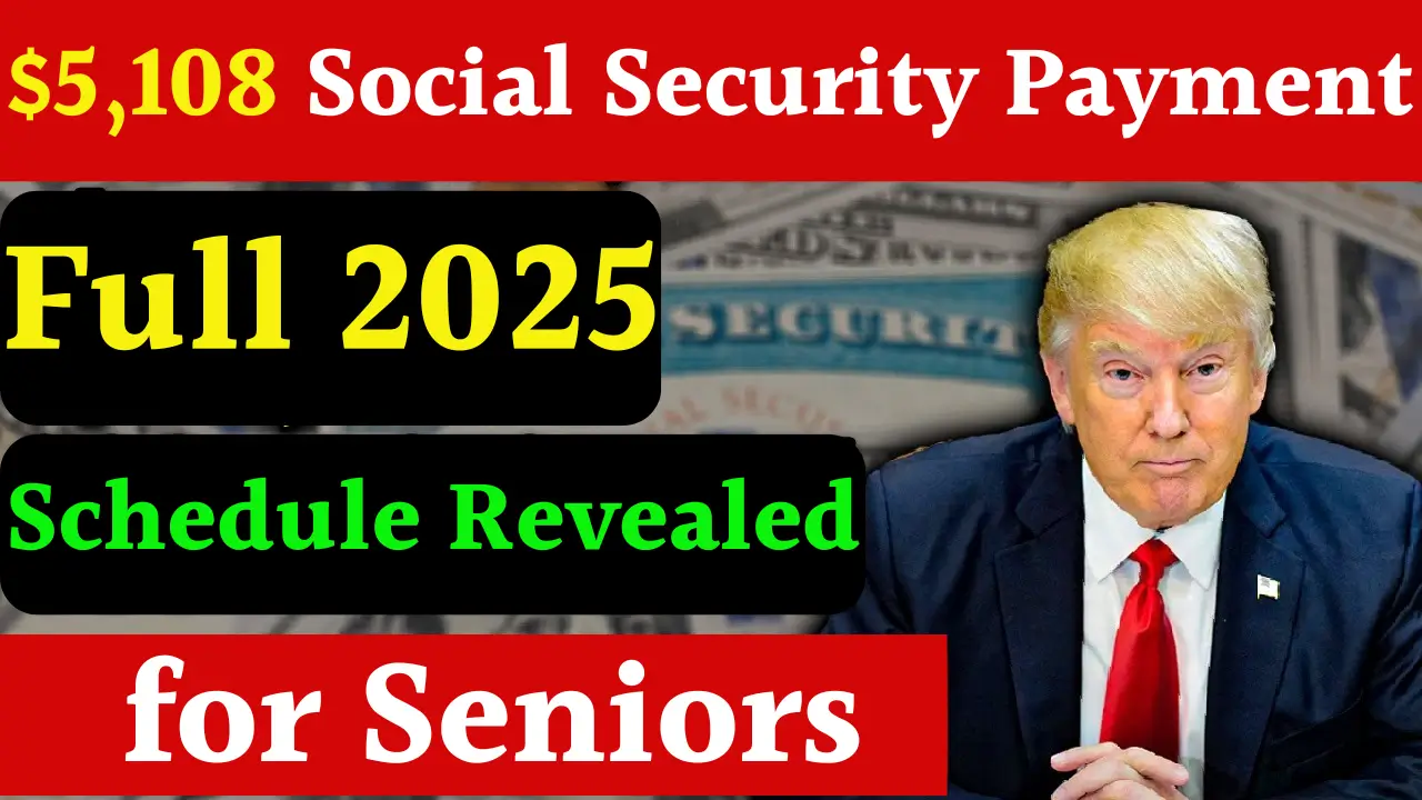 $5,108 Social Security Payment for seniors