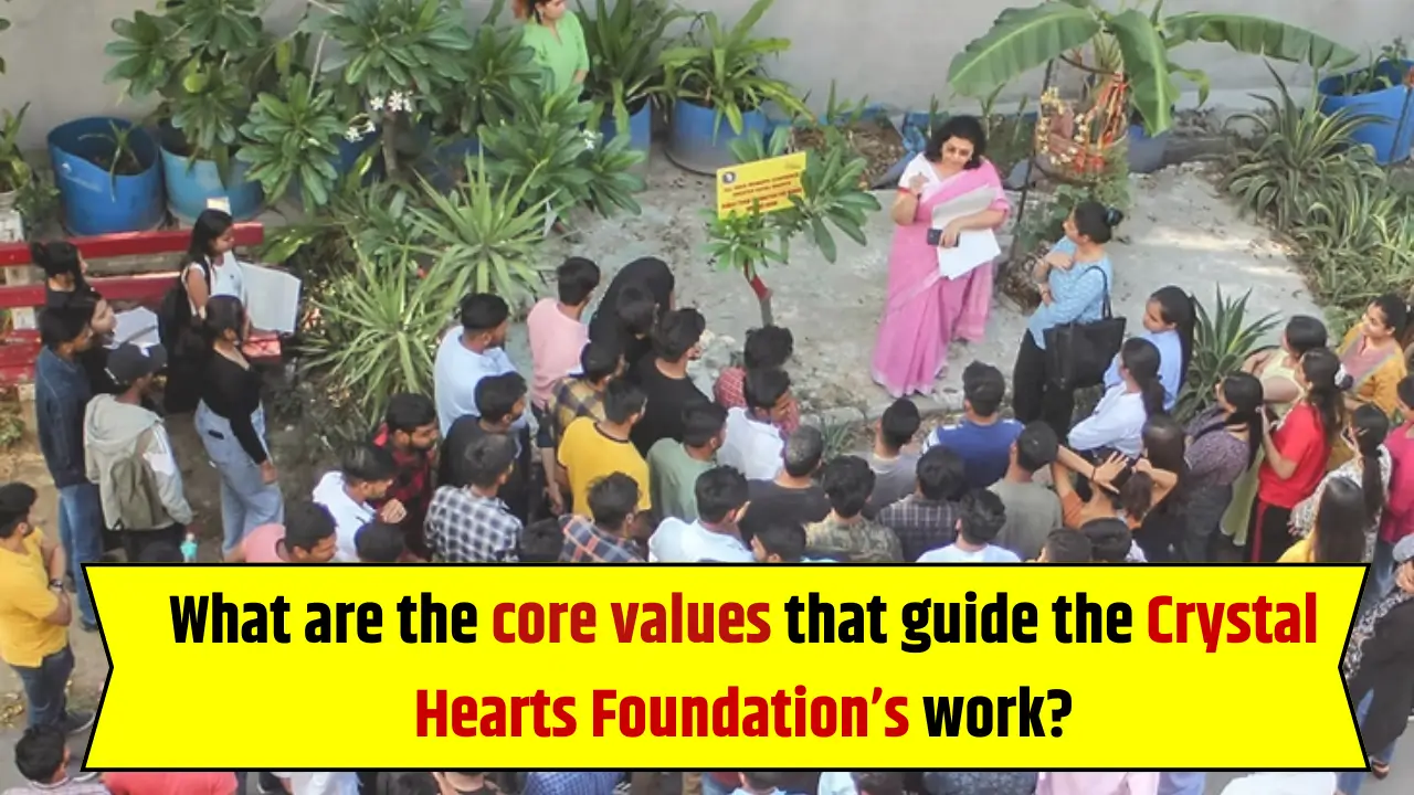 Crystal Heart Foundation Core Values