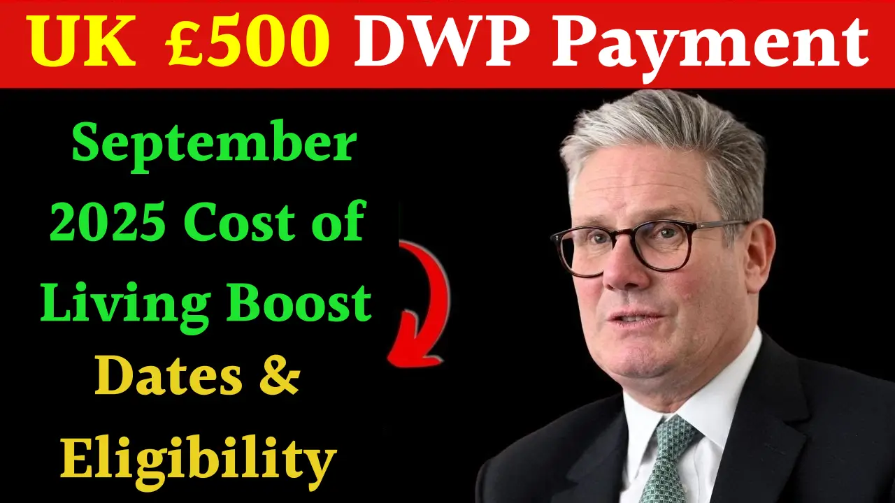 UK £500 DWP Cost of Living Payment