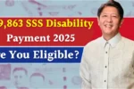₱19,863 SSS Disability Payment 2025